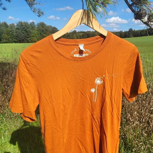 Wish You Were Northwest Wish Orange Short Sleeve Tee - Picture 2 of 6